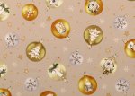 christmas baubles sandy christmas fabric cotton poplin